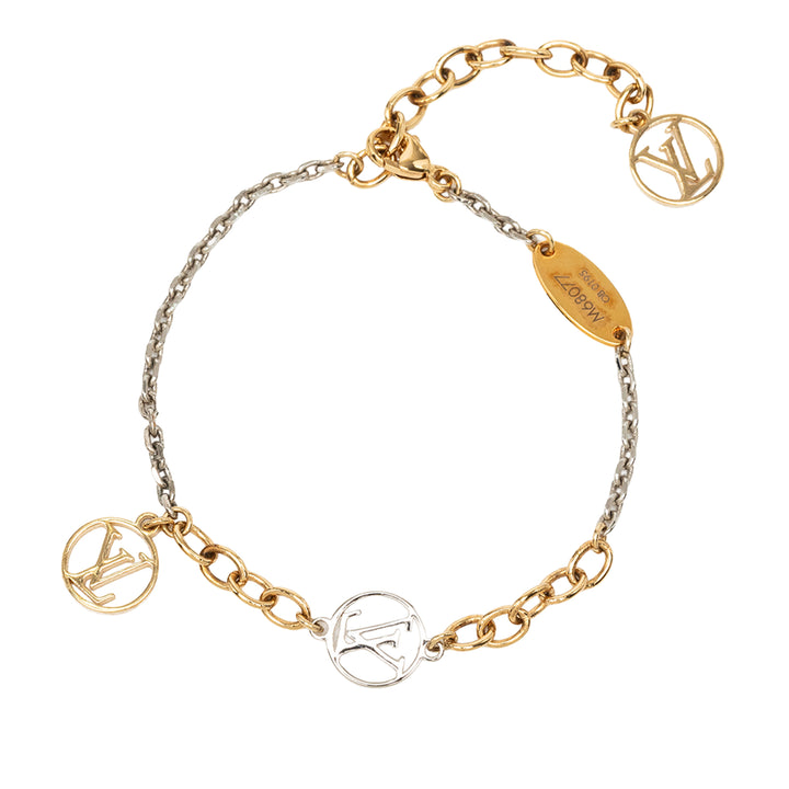 Louis Vuitton plaqué et Brass Logomania Bracelet