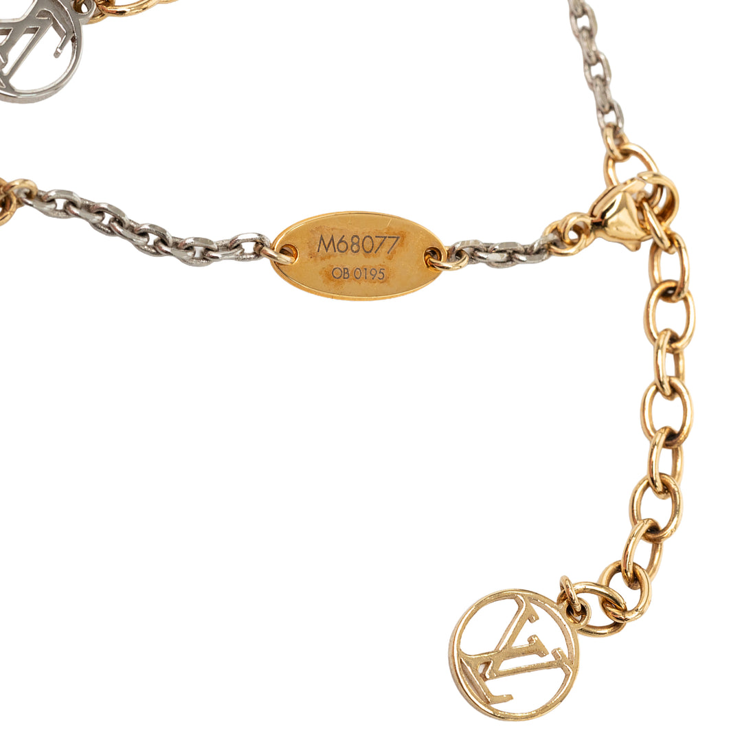 Louis Vuitton plaqué et Brass Logomania Bracelet