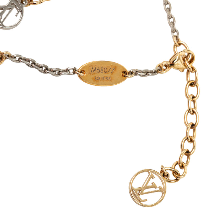 Louis Vuitton plaqué et Brass Logomania Bracelet