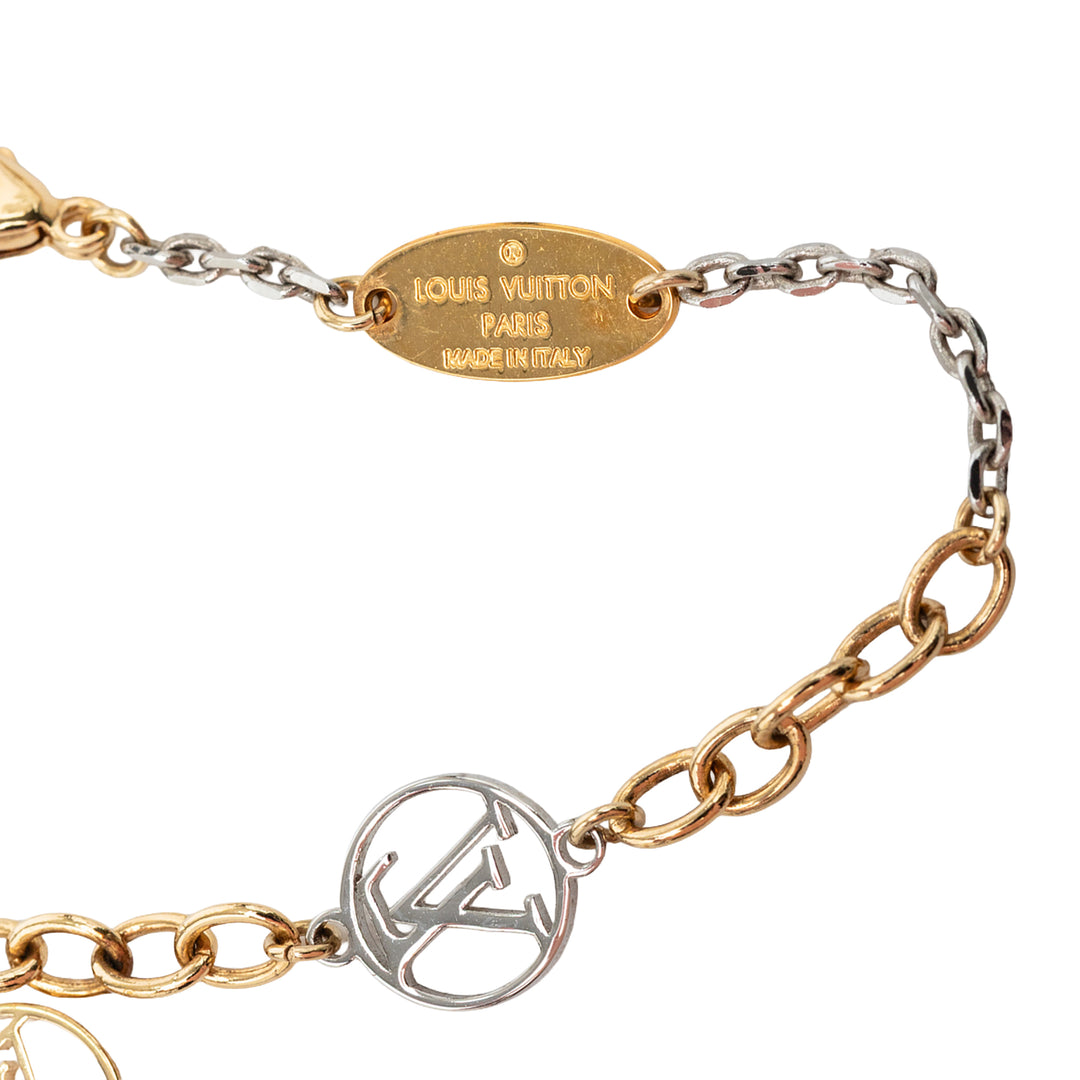 Louis Vuitton plaqué et Brass Logomania Bracelet