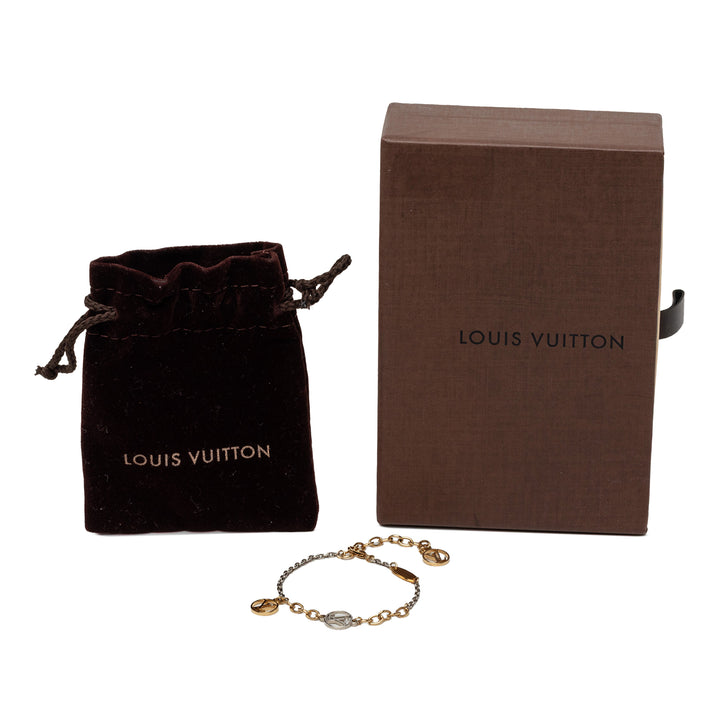 Louis Vuitton plaqué et Brass Logomania Bracelet