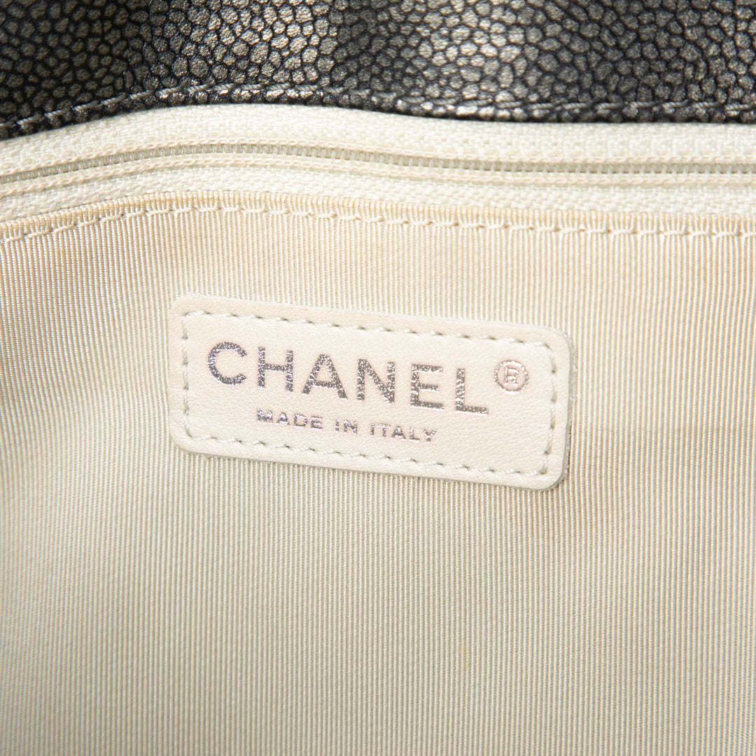 Chanel Métallisé Cabas Cuir caviar