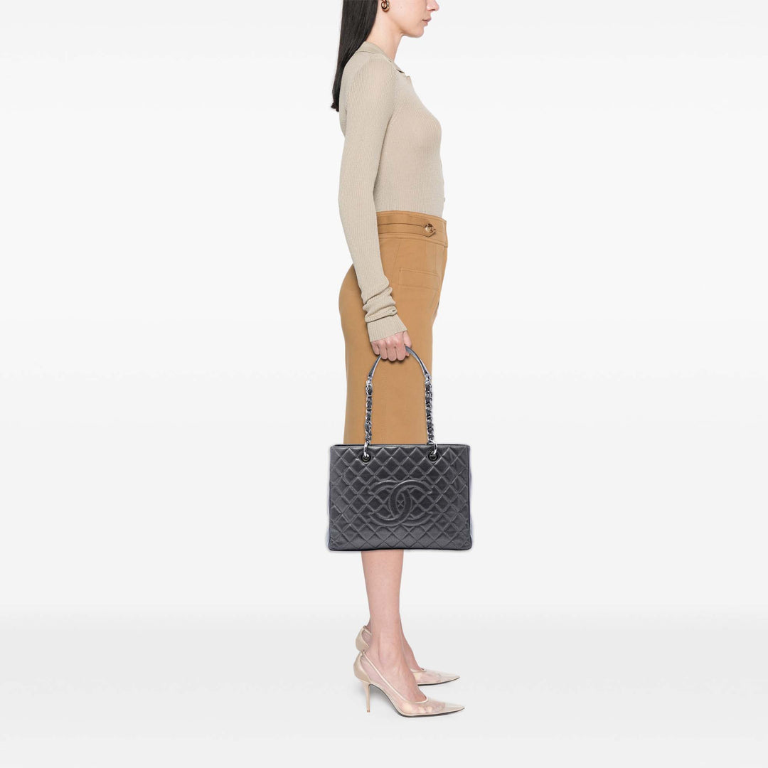Chanel Métallisé Cabas Cuir caviar