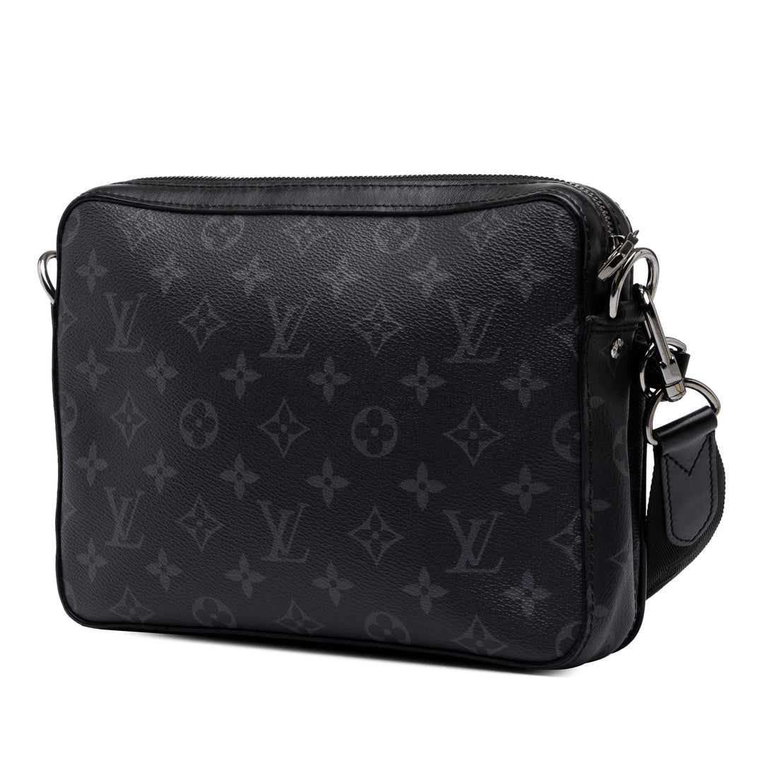 Louis Vuitton Sac bandoulière Reverse Trio Messenger Monogram Eclipse Noir – vue 2 – GABY PARIS