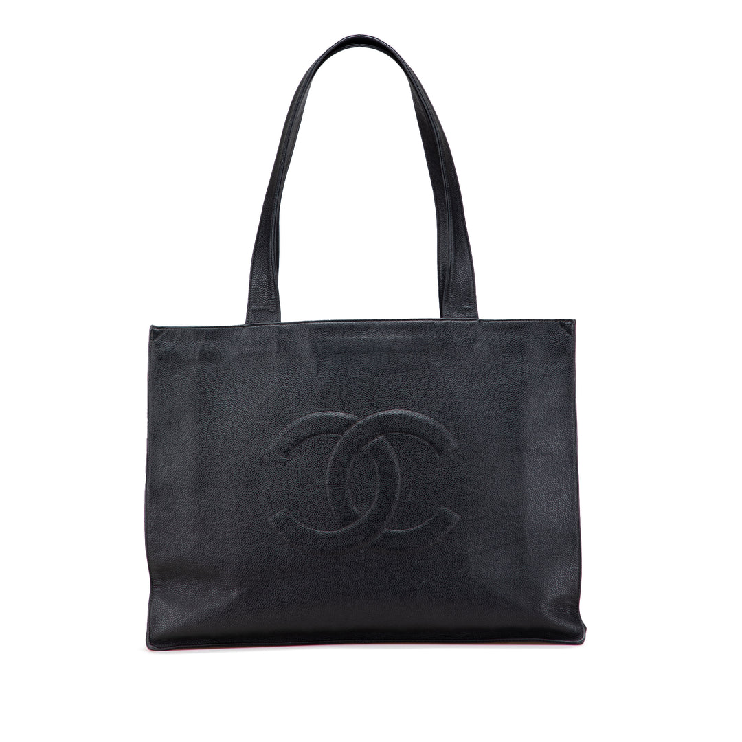 Caviar CC Tote Bag Black - Gaby Paris