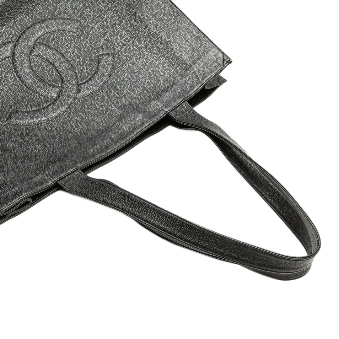 Caviar CC Tote Bag Black - Gaby Paris