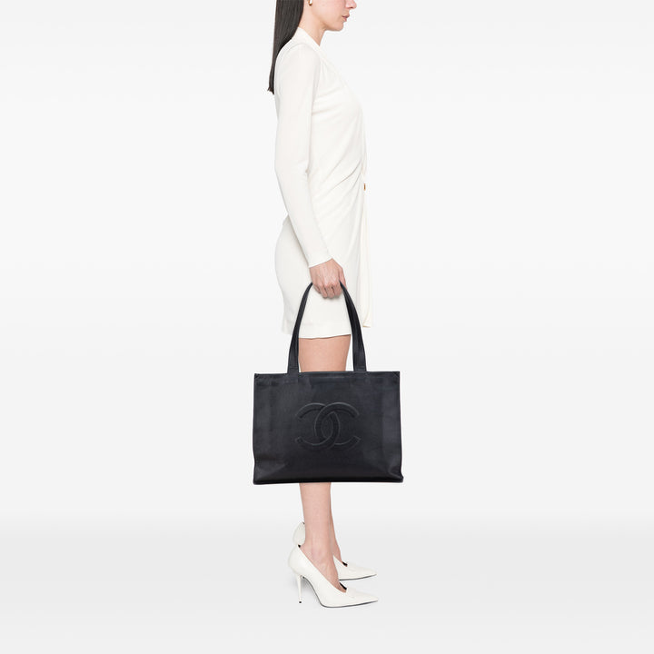 Caviar CC Tote Bag Black - Gaby Paris