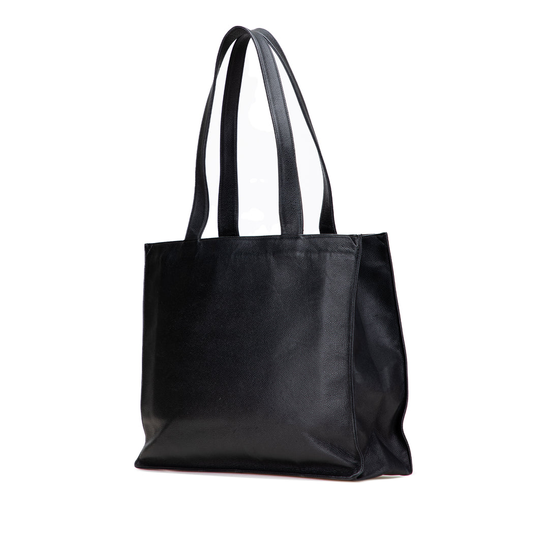 Caviar CC Tote Bag Black - Gaby Paris