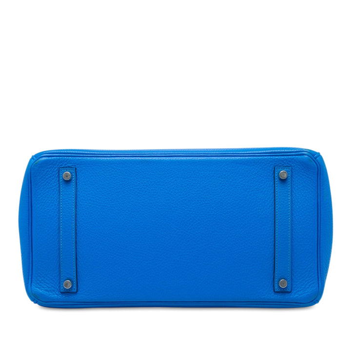 Hermès Sac à main Birkin Retourne 35 Togo Bleu – vue 3 – GABY PARIS