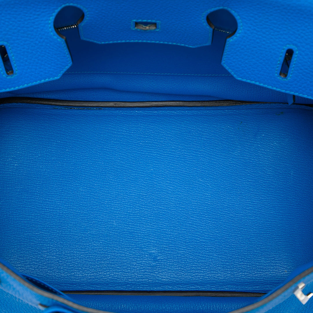 Hermès Sac à main Birkin Retourne 35 Togo Bleu – vue 4 – GABY PARIS