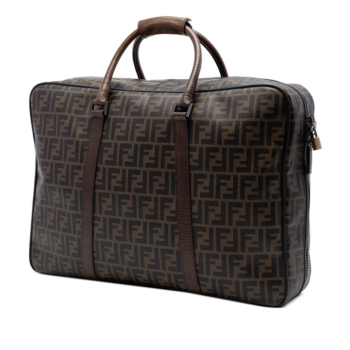 Zucca Suitcase Toile enduite Marron
