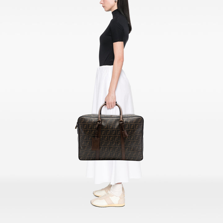 Zucca Suitcase Toile enduite Marron