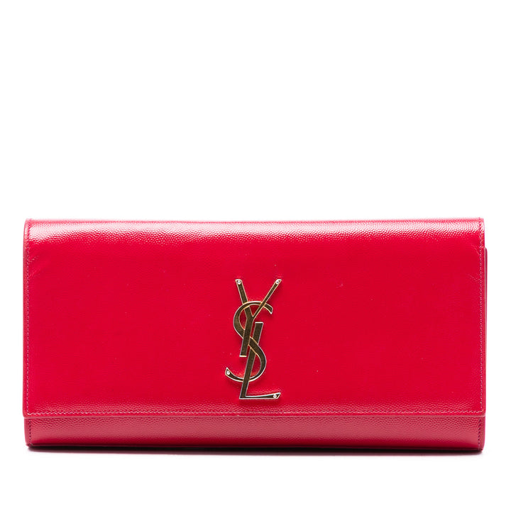 Saint Laurent Grain de Poudre Monogram Cassandre Pochette