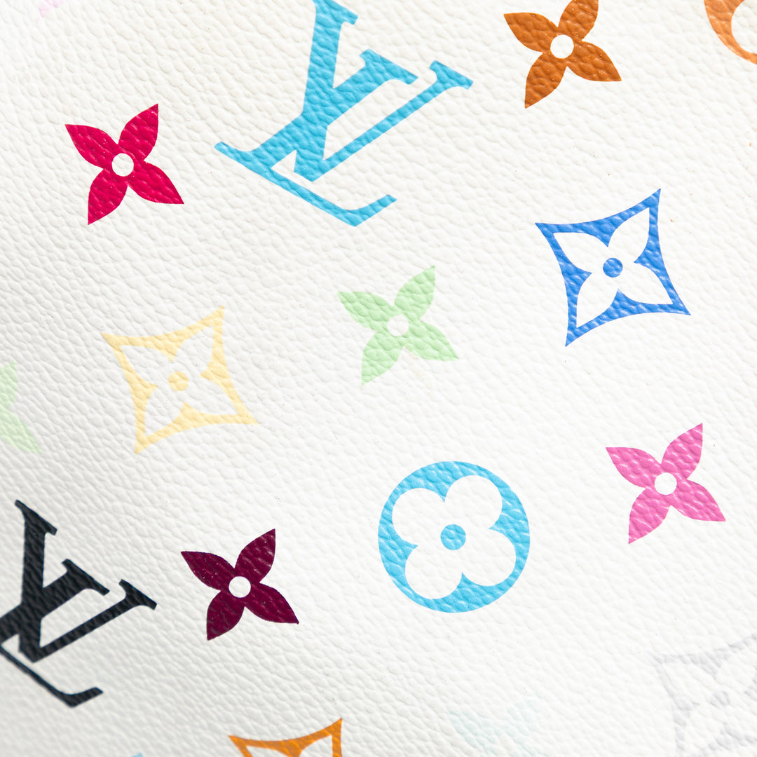 Louis Vuitton Monogram Multicolore Petit Noe Blanc – GABY PARIS Authentique