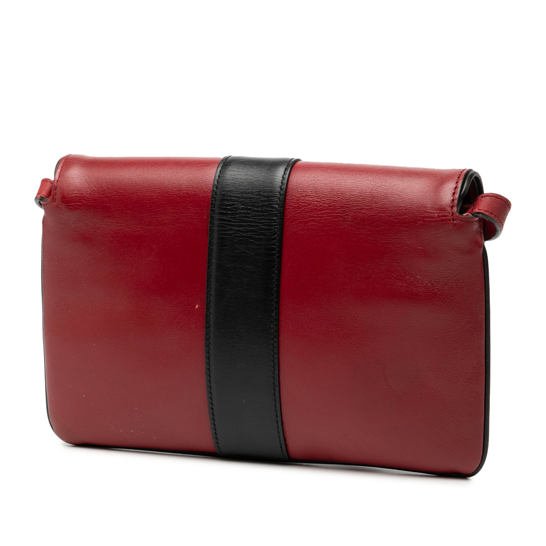 Gucci Small Bicolor Cuir Arli Sac porté croisé