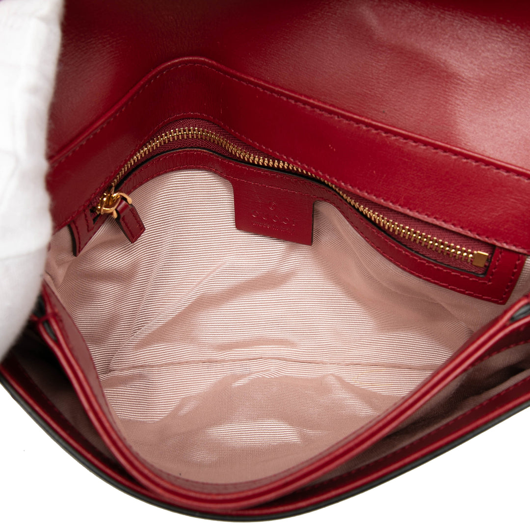 Gucci Small Bicolor Cuir Arli Sac porté croisé