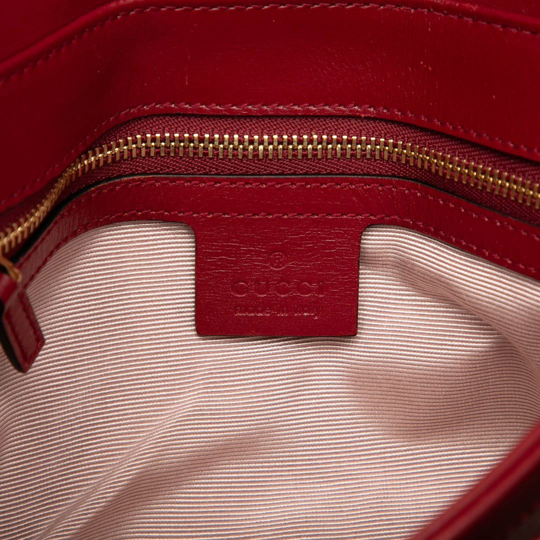 Gucci Small Bicolor Cuir Arli Sac porté croisé