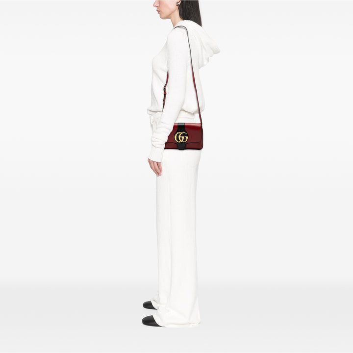Gucci Small Bicolor Cuir Arli Sac porté croisé