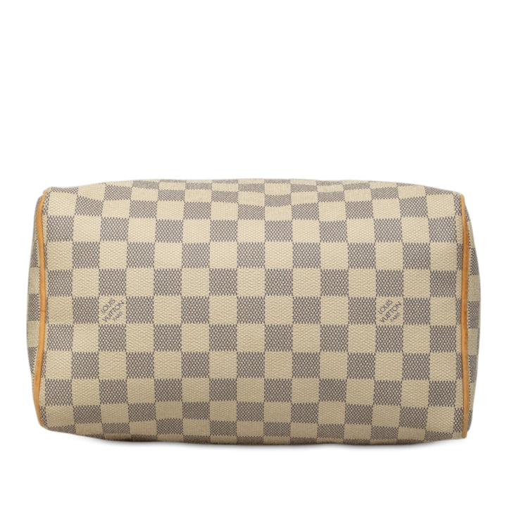 Louis Vuitton Speedy 25 Damier Azur Blanc – vue 3 – GABY PARIS