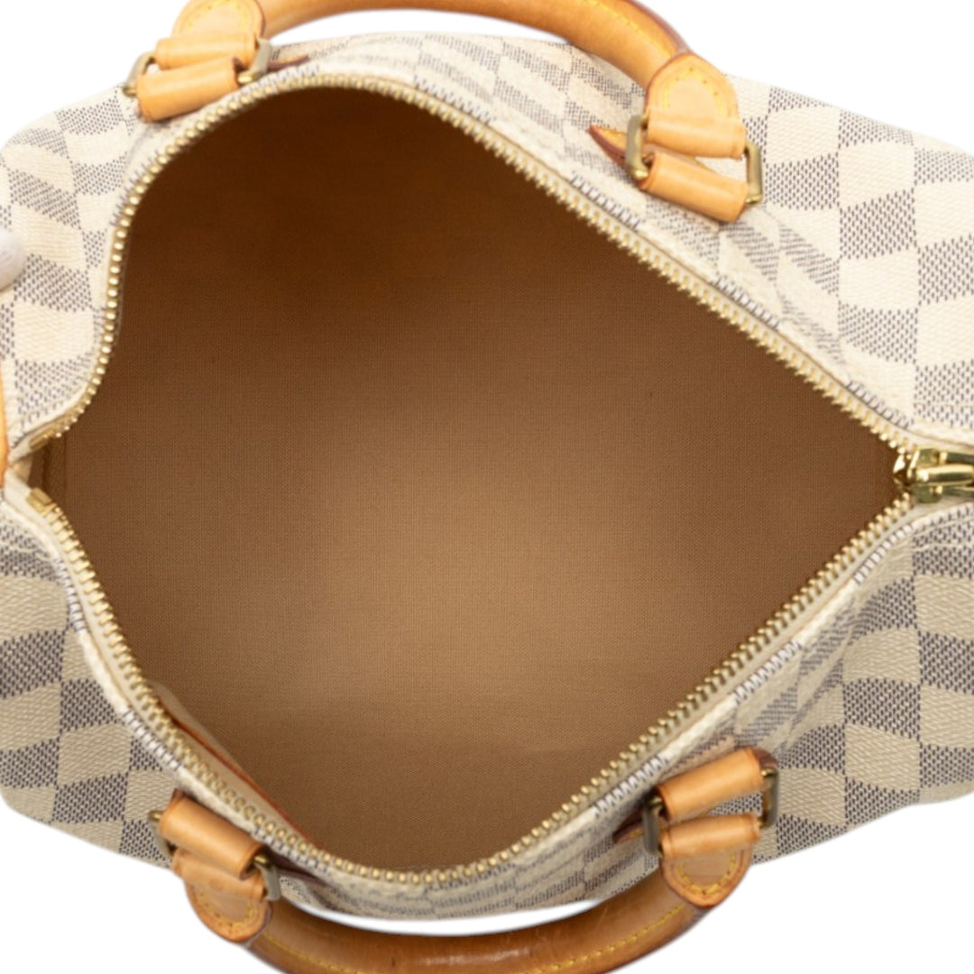 Louis Vuitton Speedy 25 Damier Azur Blanc – vue 4 – GABY PARIS
