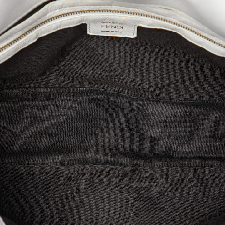 Fendi Zucca embossé Cuir Baguette Sac