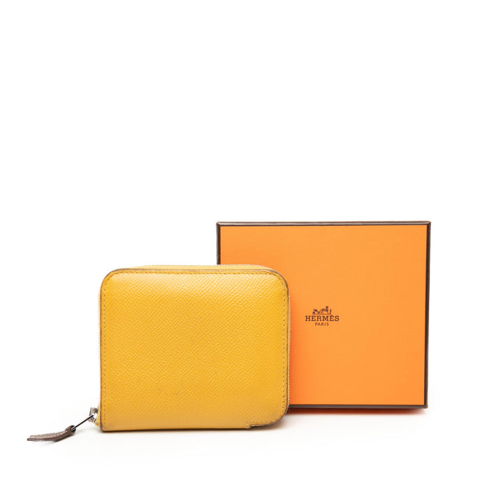 Hermès Epsom Soie In Compact Portefeuille