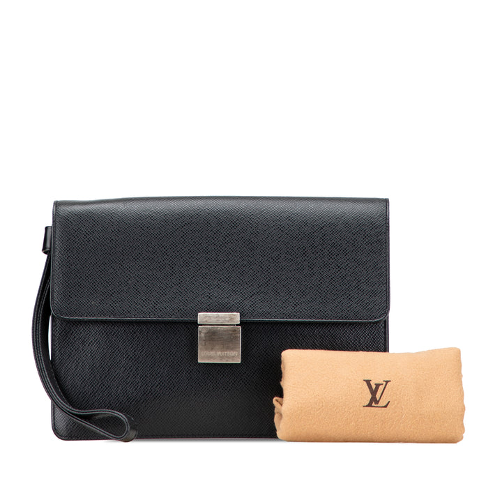 Louis Vuitton Taiga Selenga Noir