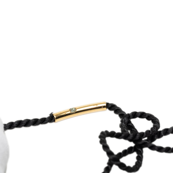 Hermès plaqué et Lacquered Parfum Bottle Pendant Collier Doré – vue 4 – GABY PARIS