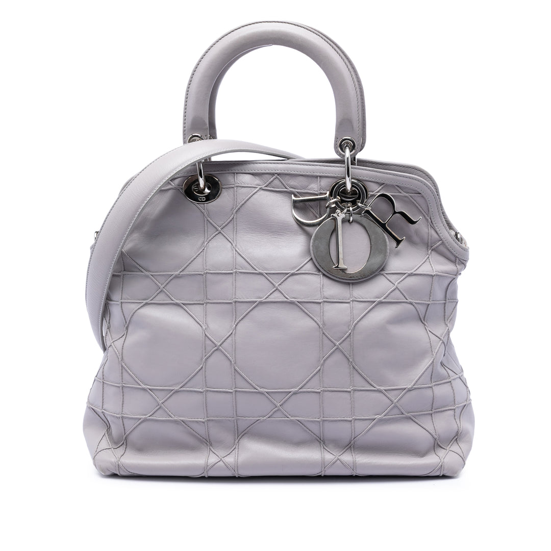 Dior Medium Cuir d’agneau Cannage Polochon Granville Sac