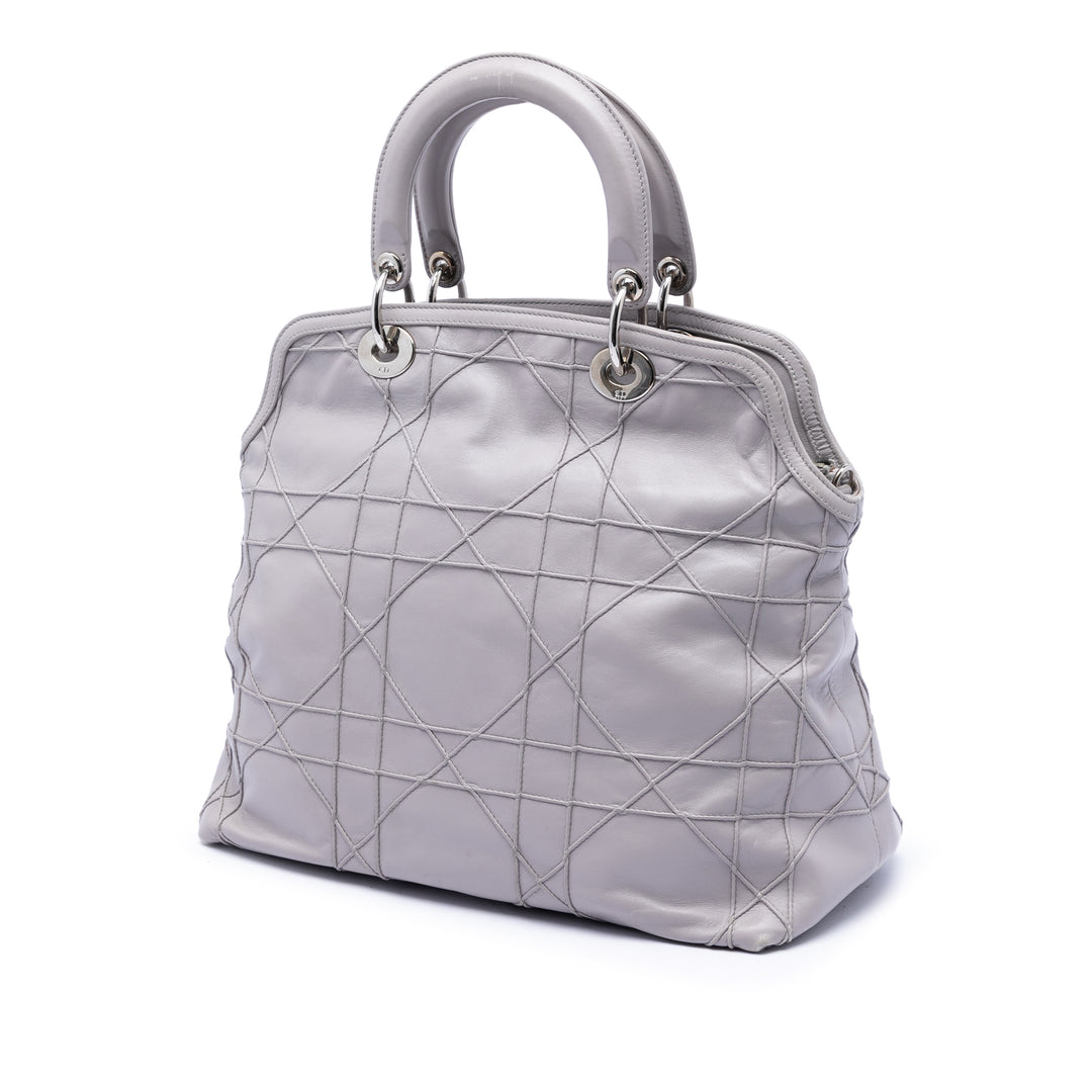 Dior Medium Cuir d’agneau Cannage Polochon Granville Sac