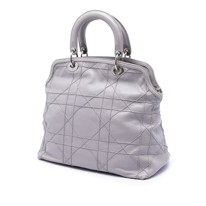 Dior Medium Cuir d’agneau Cannage Polochon Granville Sac