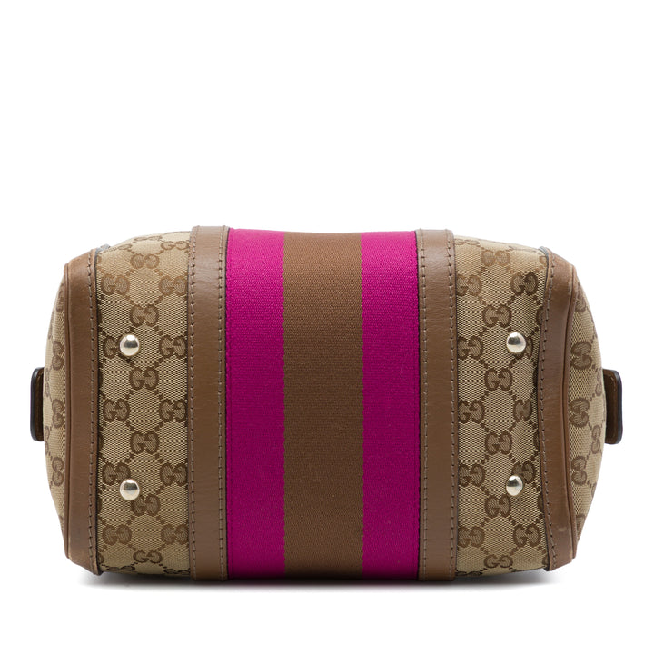 GG Web Joy Boston Sac Petit Beige