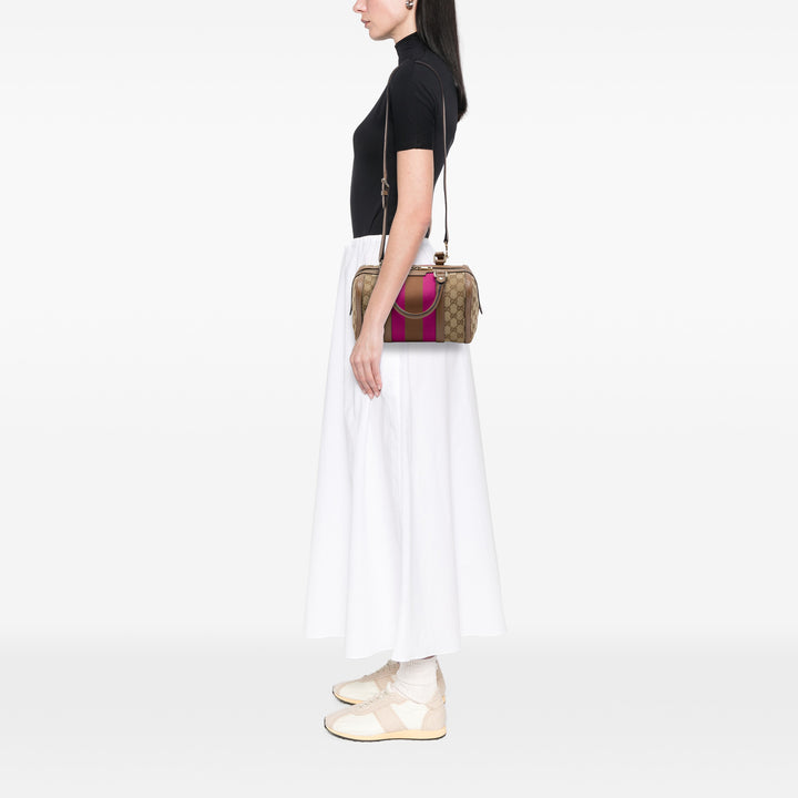 GG Web Joy Boston Sac Petit Beige