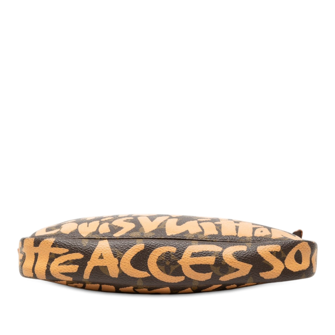 Louis Vuitton Stephen Sprouse Graffiti Pochette Accessoires Monogram Marron
