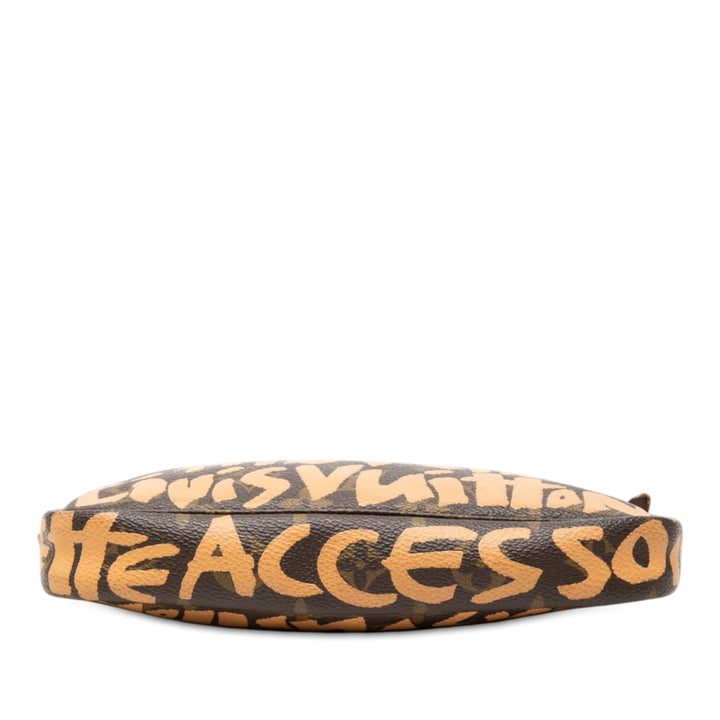 Louis Vuitton Stephen Sprouse Graffiti Pochette Accessoires Monogram Marron
