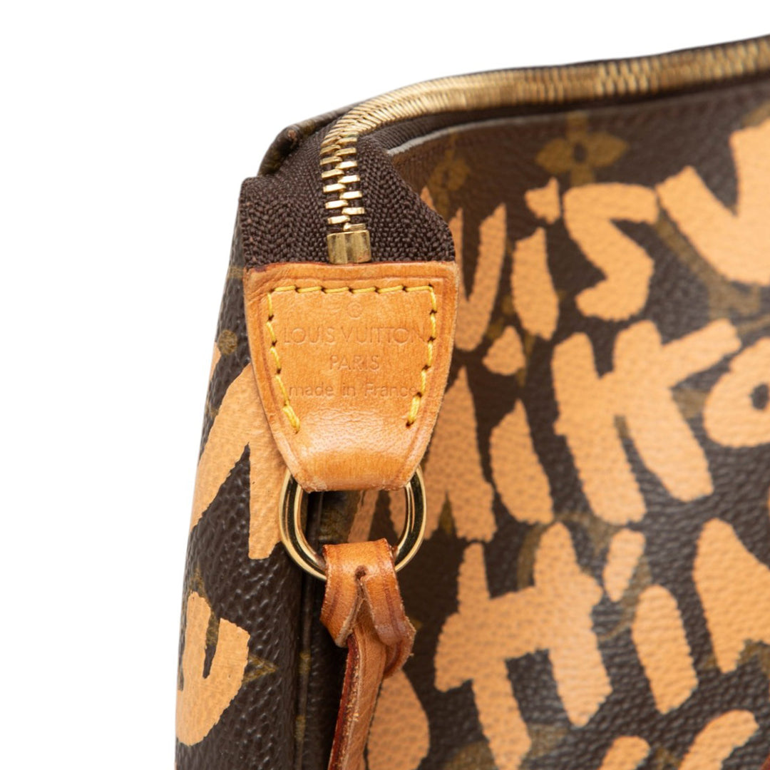 Louis Vuitton Stephen Sprouse Graffiti Pochette Accessoires Monogram Marron