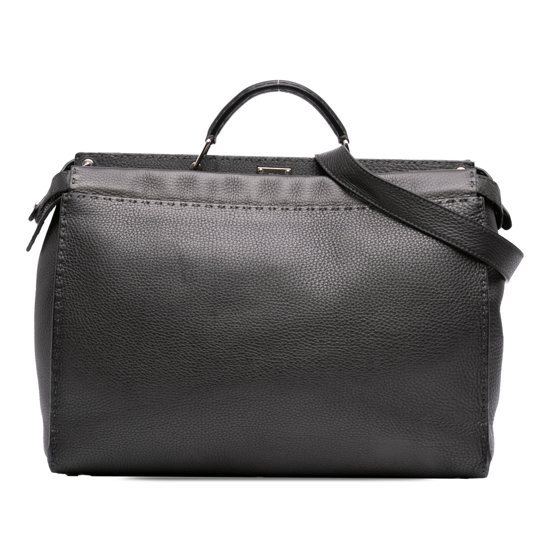 Fendi Large Cuir Selleria Peekaboo Iconic Fit Sac