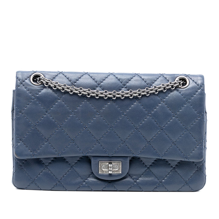 Chanel Reissue 2.55 vieilli Cuir de veau Double rabat 226