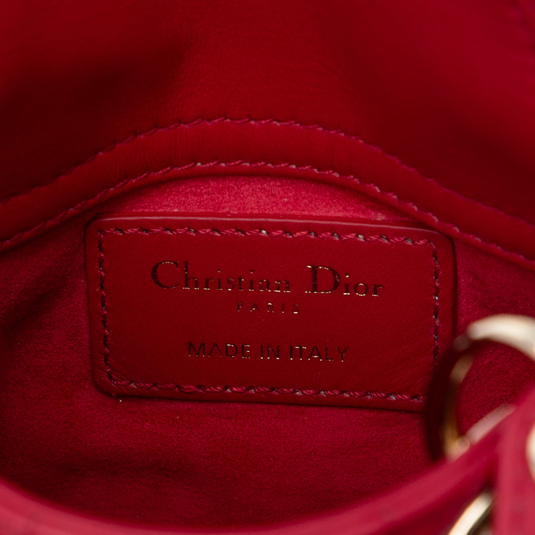 Dior Micro Cuir d’agneau Cannage Lady Dior