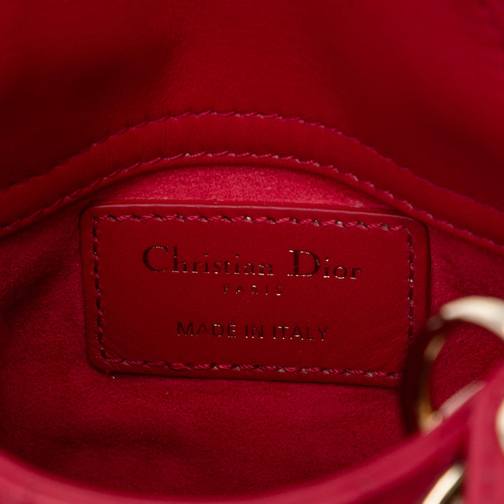 Dior Micro Cuir d’agneau Cannage Lady Dior