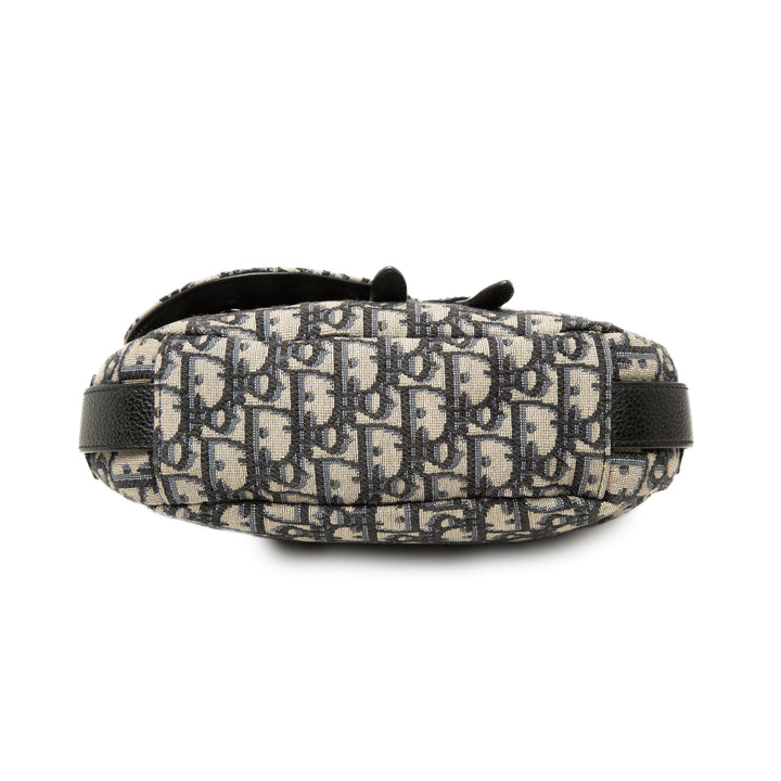 Dior Mini Oblique Toile Soft Saddle Sac