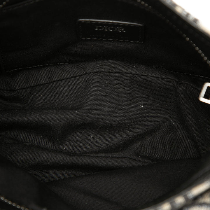 Dior Mini Oblique Toile Soft Saddle Sac