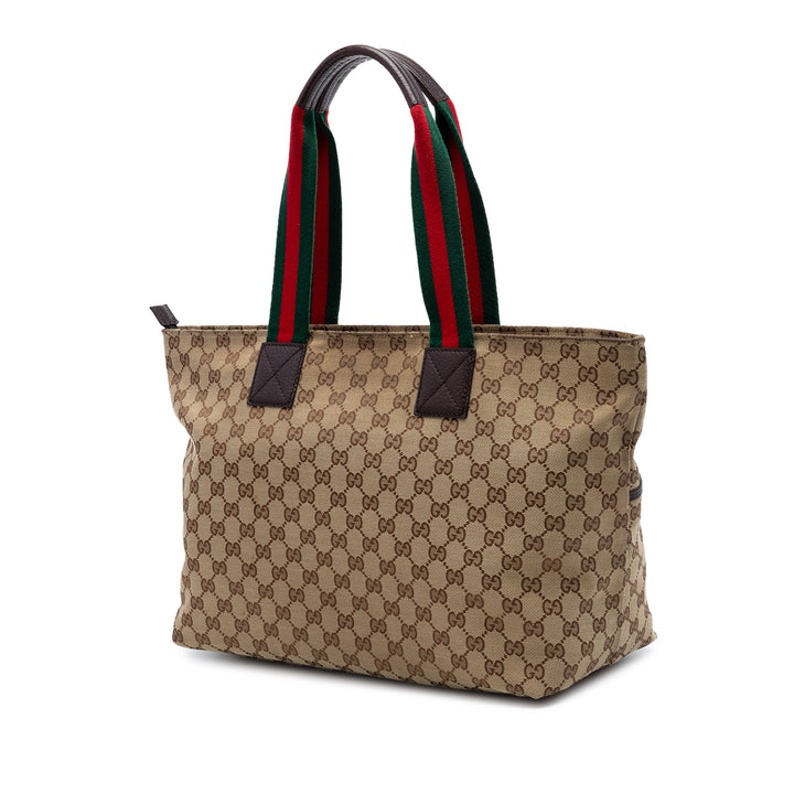 GG Web Cabas Beige
