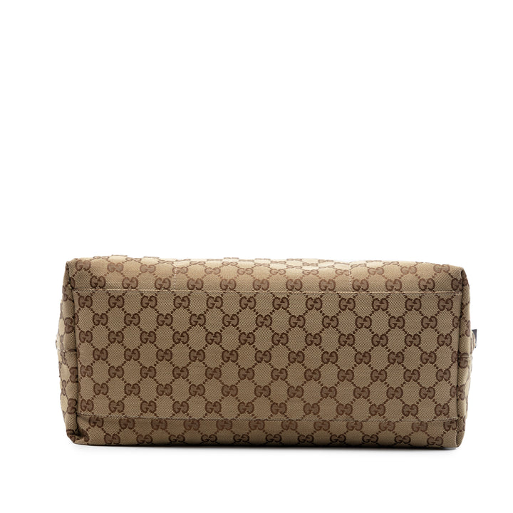 GG Web Cabas Beige