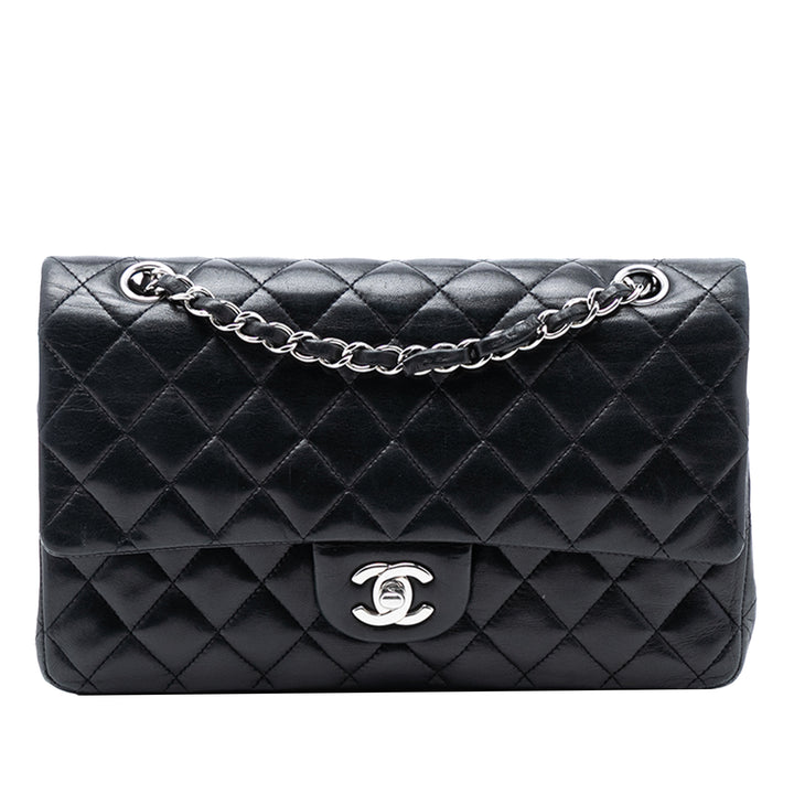Chanel Medium Classic Cuir d’agneau Double rabat