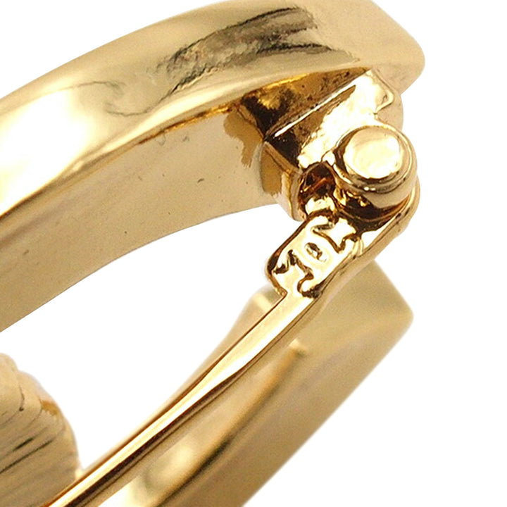 Chanel CC plaqué Enamel Broche