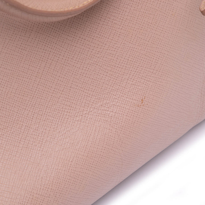 Saffiano Lux Shopping Tote Pink - Gaby Paris