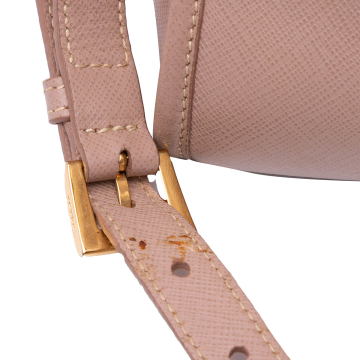 Saffiano Lux Shopping Tote Pink - Gaby Paris
