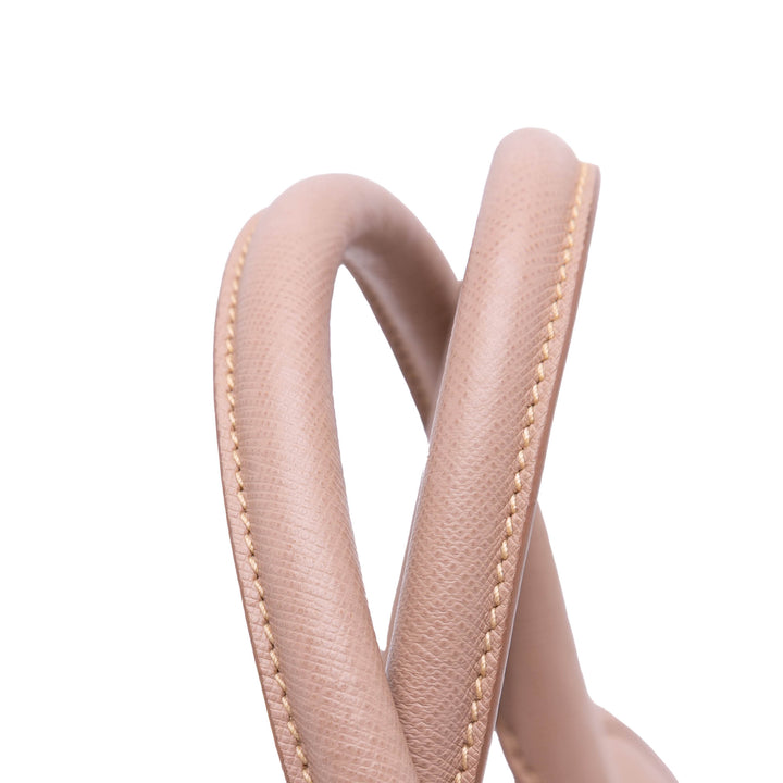 Saffiano Lux Shopping Tote Pink - Gaby Paris