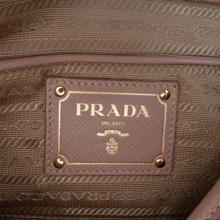 Saffiano Lux Shopping Tote Pink - Gaby Paris